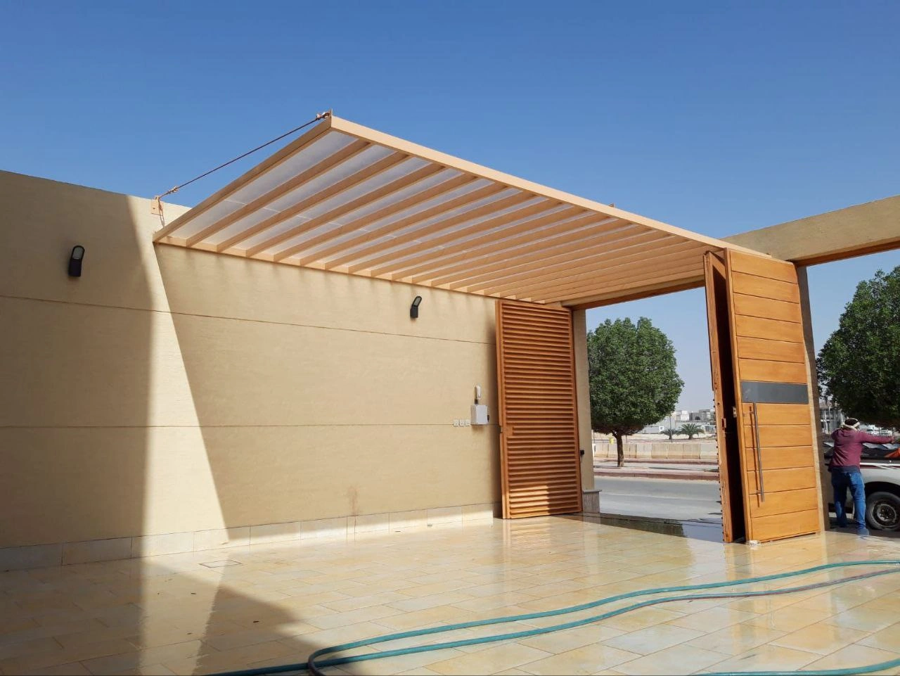 أعمال الحدادة والبرجولات